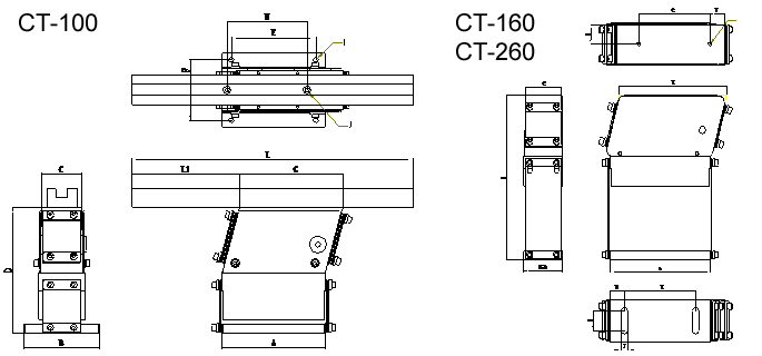 CT series Straight half-wave type with shock damping